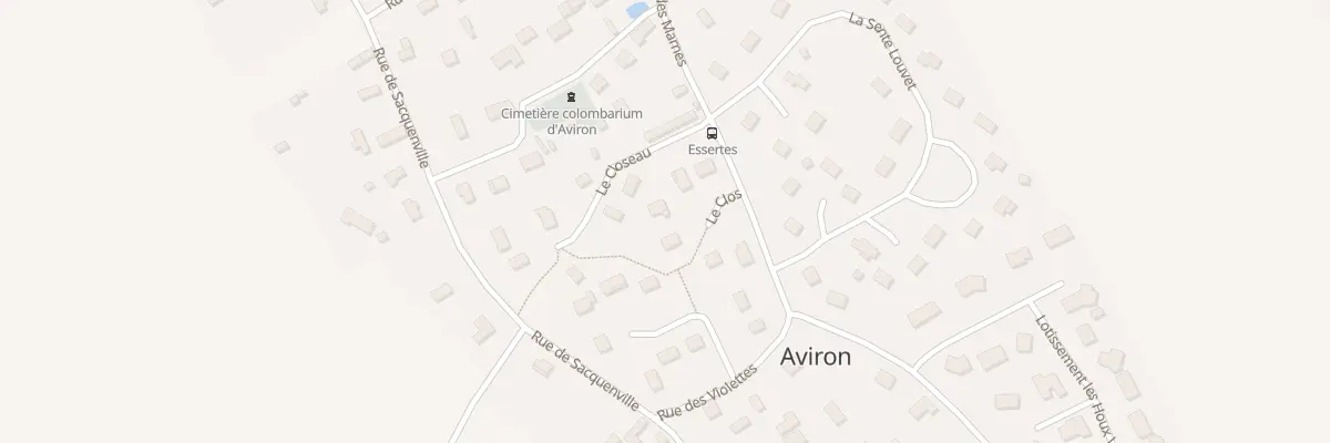 Plan du 3 Le Clos à Aviron