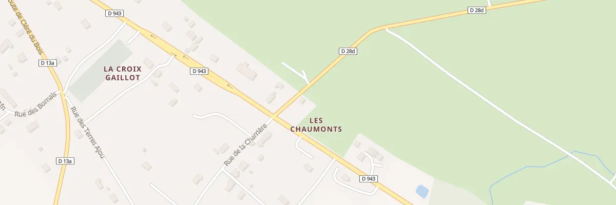 Plan du 1 Rue de la Charrière à Fléré-la-Rivière
