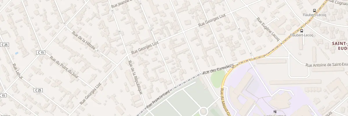 Plan du 13 Rue Saint Mathurin à Bihorel