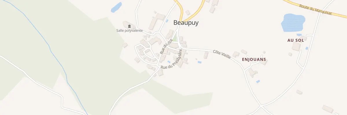 Plan du 5091 Beaupuy à Beaupuy