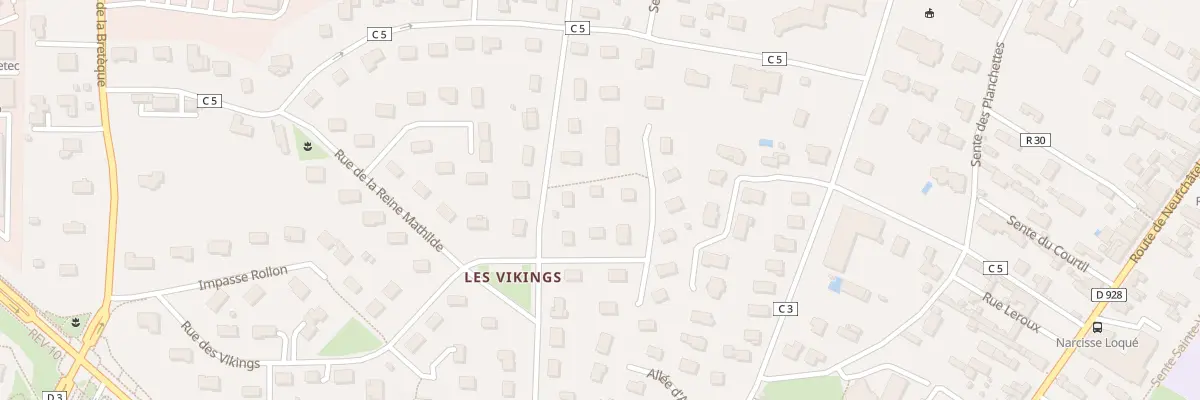 Plan du 145 Rue du Drakkar à Bois-Guillaume