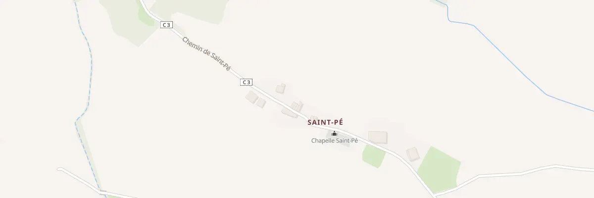 Plan du 9000 Saint Pe à Pelleport