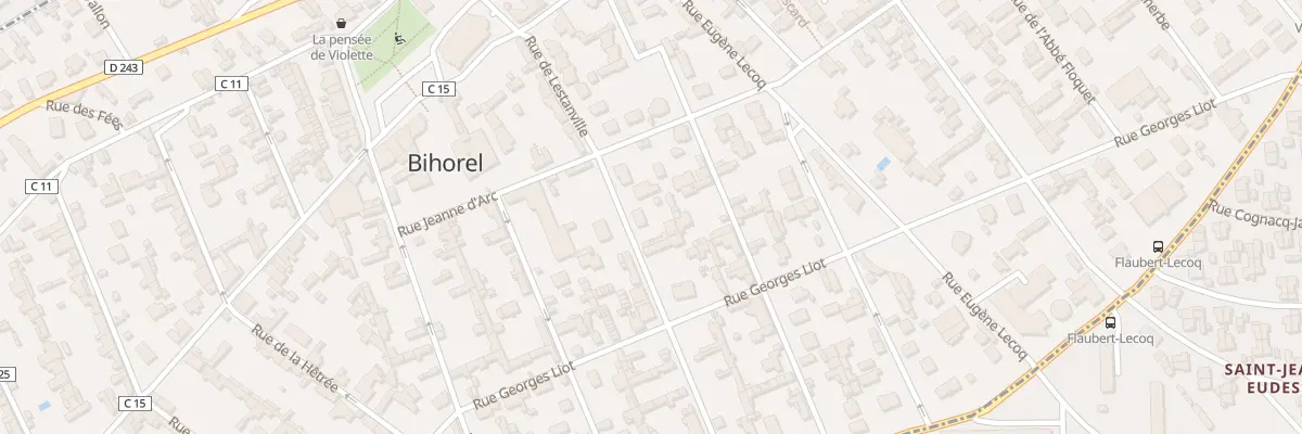 Plan du 13 Rue de Lestanville à Bihorel