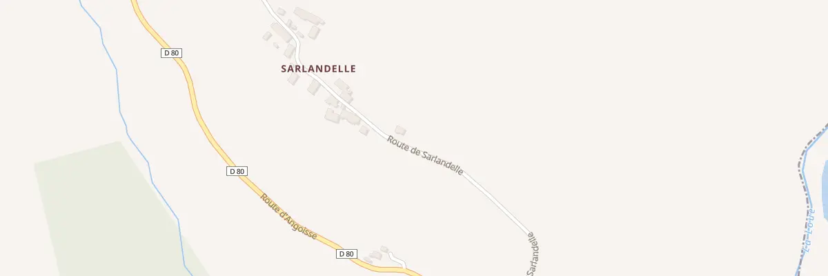Plan du 9999 Sarlandelle à Sarlande