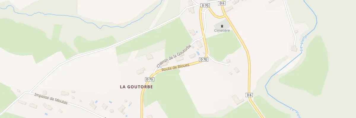 Plan du 6 Rte de Bioues au Plan