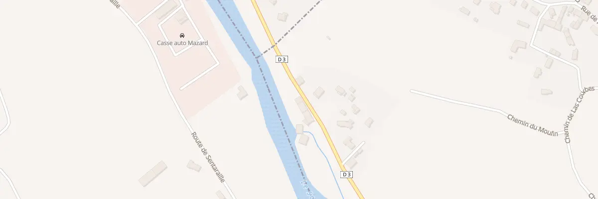 Plan du 32 Les Agouaous à Gajan