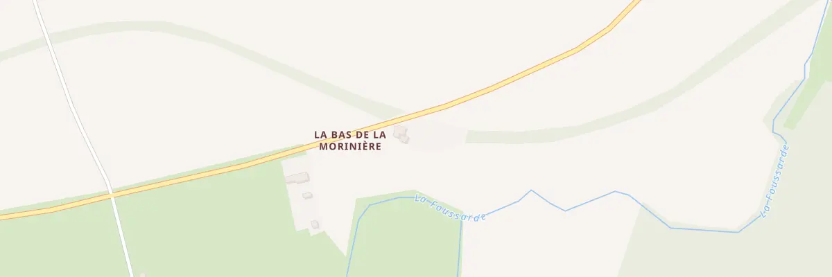 Plan du 2 Le Bas de la Moriniere à Frazé