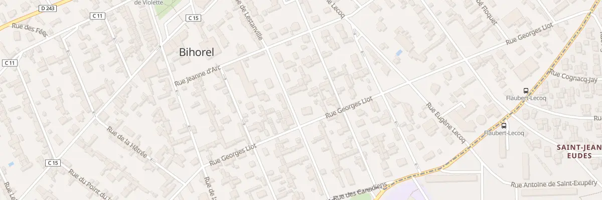 Plan du 17 Rue de Lestanville à Bihorel