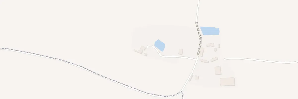 Plan du 2 Rue de la Mare d’Orville à Prudemanche