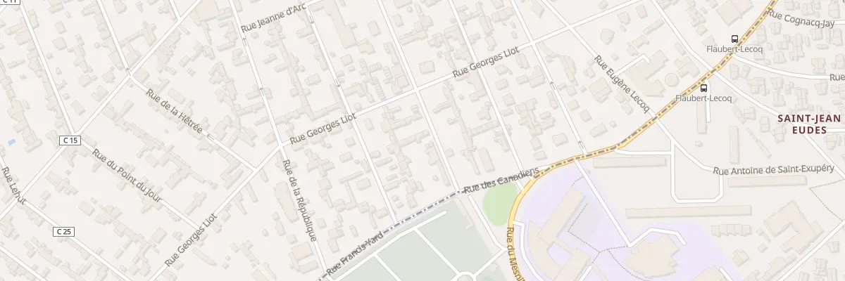 Plan du 24 Rue de Lestanville à Bihorel