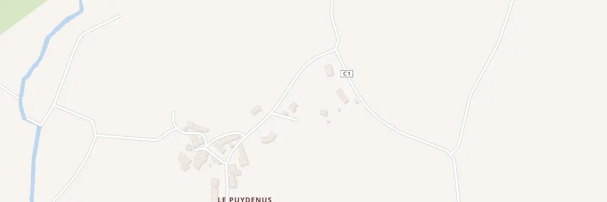 Plan du 3 Le Puydenus à Lavignac