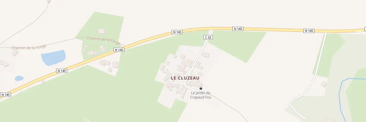 Plan du 2 Le Cluzeau à Droux