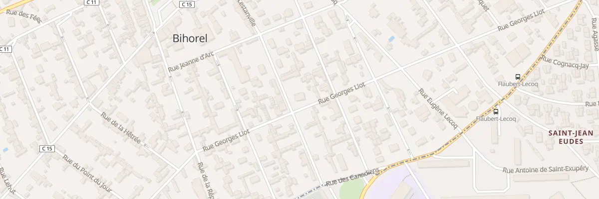 Plan du 19 Rue de Lestanville à Bihorel