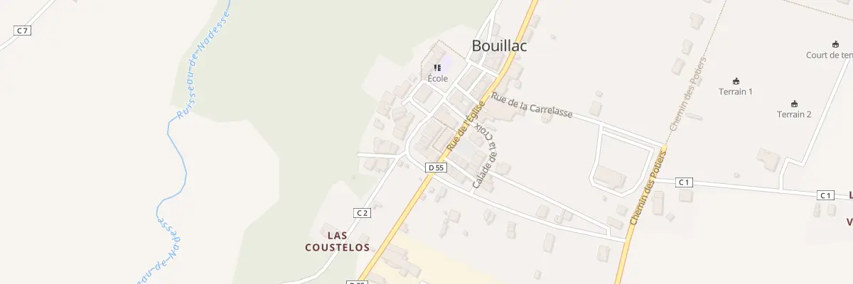 Plan du 4 Rue Jean Coureau - Aviateur à Bouillac