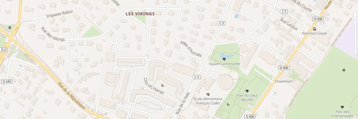 Plan du 1935 Rue de la Haie à Bois-Guillaume
