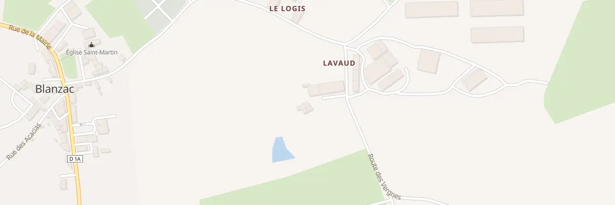 Plan du 3 Lavaud à Rancon