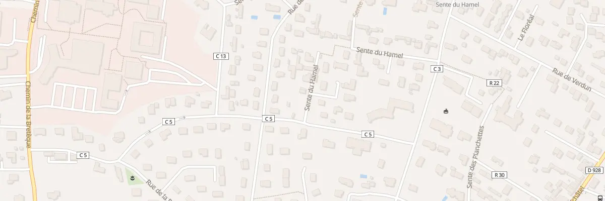 Plan du 188 Rue du Hamel à Bois-Guillaume