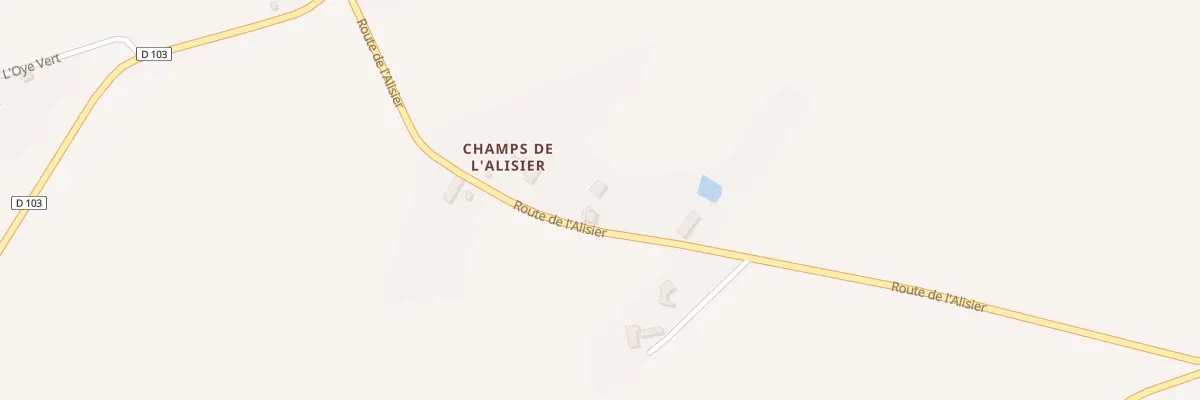 Plan du 13 Rte de l’Alisier au Favril