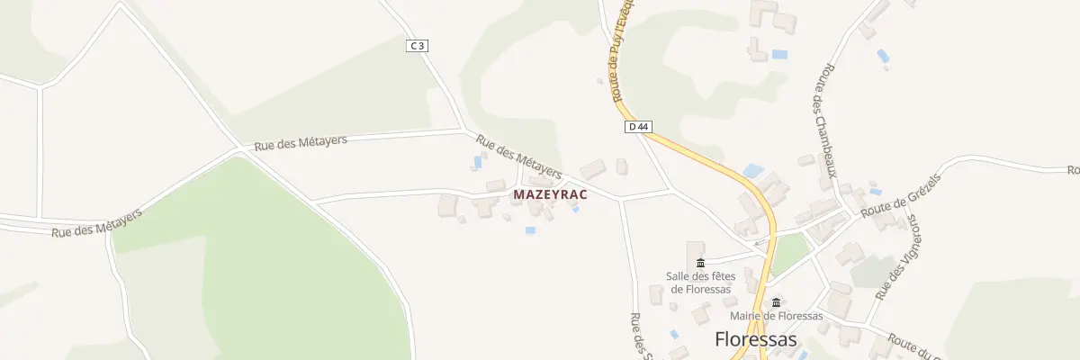 Plan du 5024 Mazeyrac à Floressas