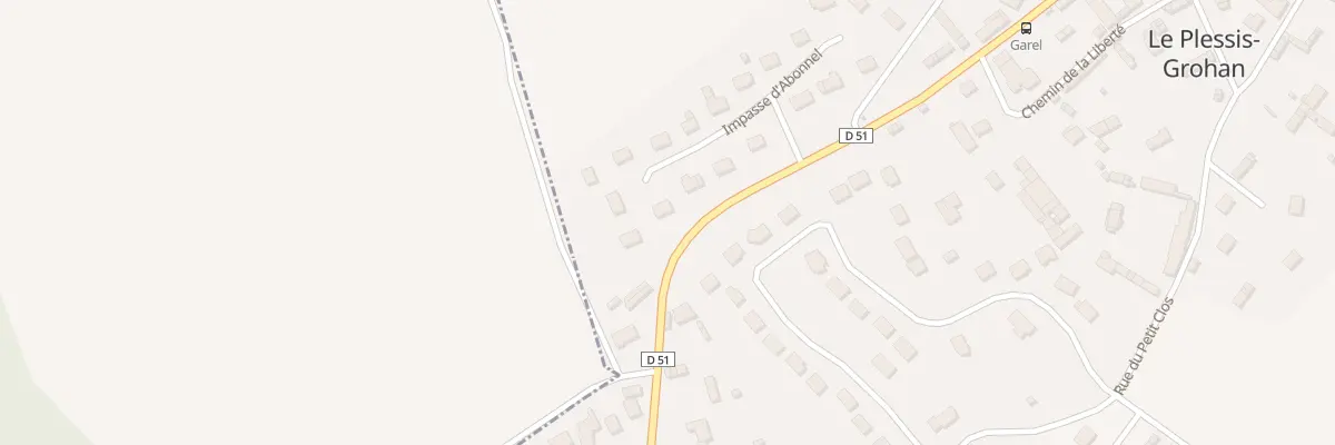 Plan du 4 Imp d’Abonnel au Plessis-Grohan