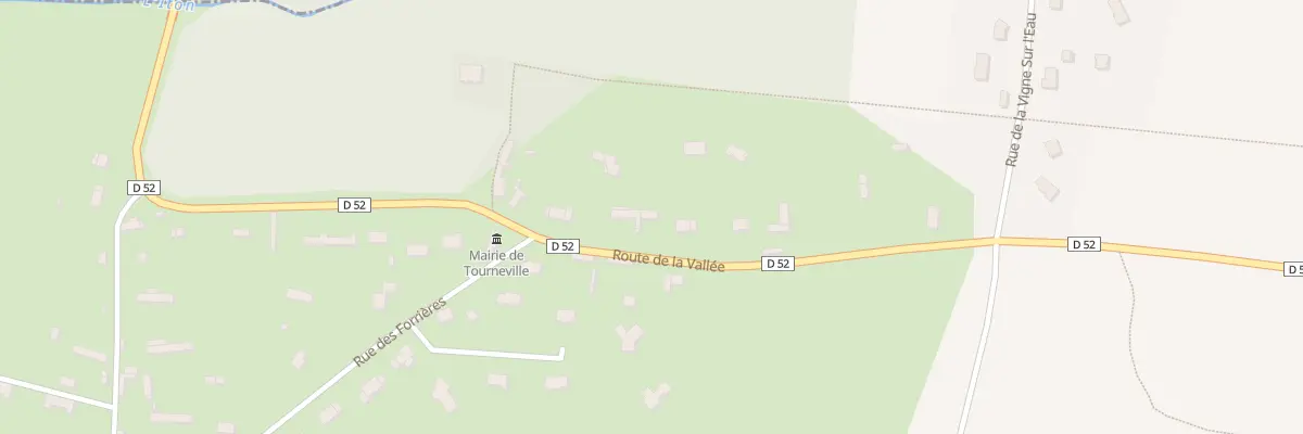 Plan du 16 Rte de la Vallée à Tourneville