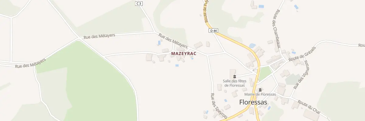 Plan du 5027 Mazeyrac à Floressas