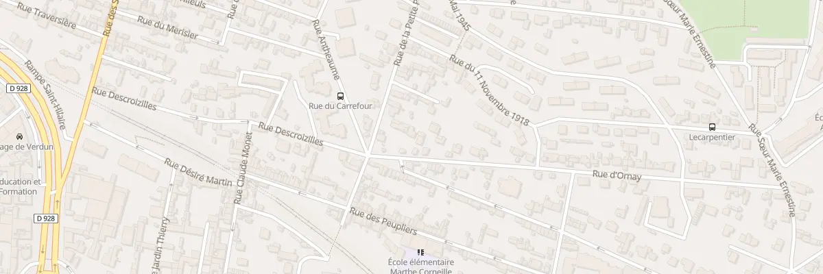 Plan du 70 Rue d’Ornay à Rouen