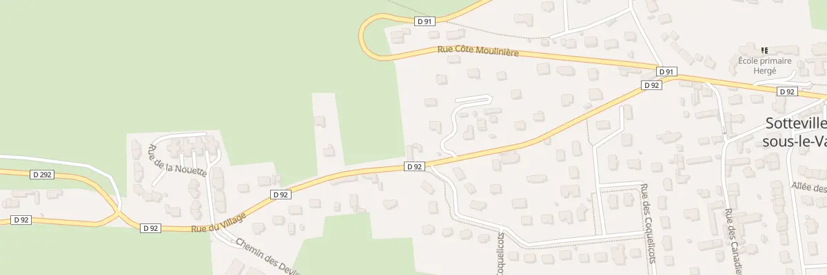 Plan du 89 Rue du Village à Sotteville-sous-le-Val
