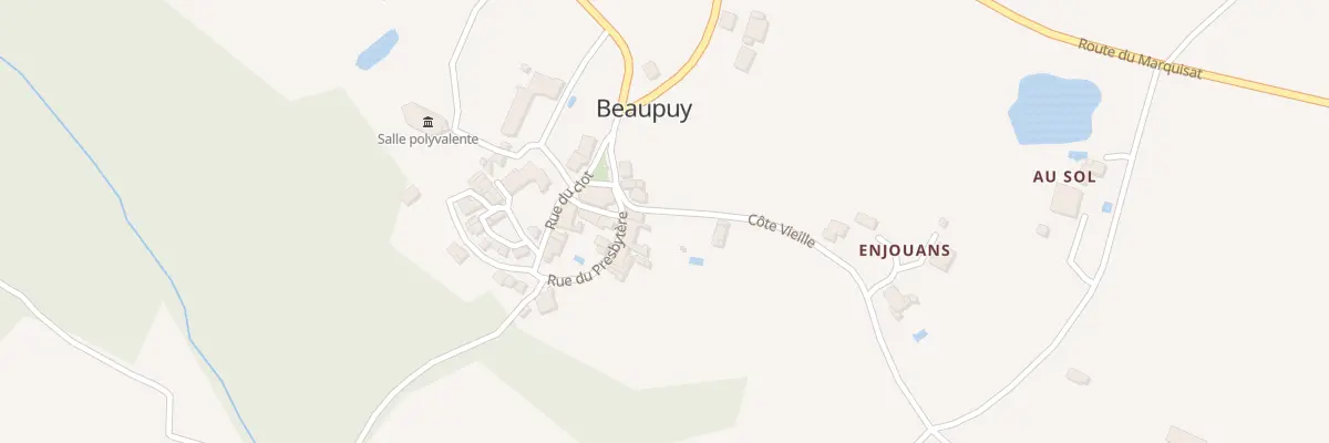 Plan du 5057 Le Barry à Beaupuy