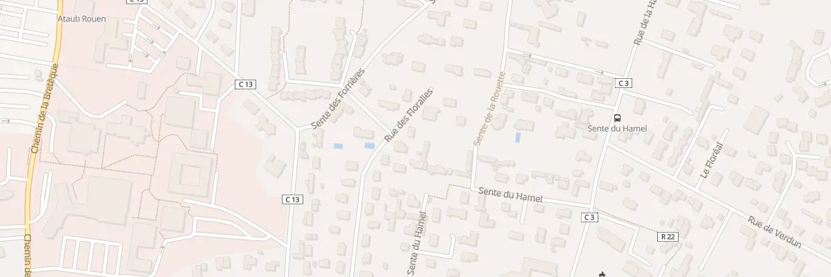 Plan du 188 Rue des Floralies à Bois-Guillaume