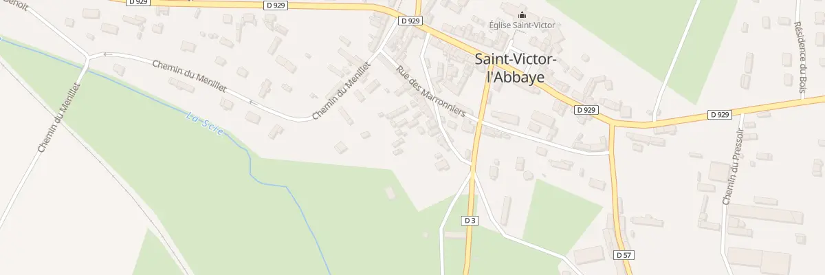 Plan du 7 Rue du Marché à Saint-Victor-l’Abbaye
