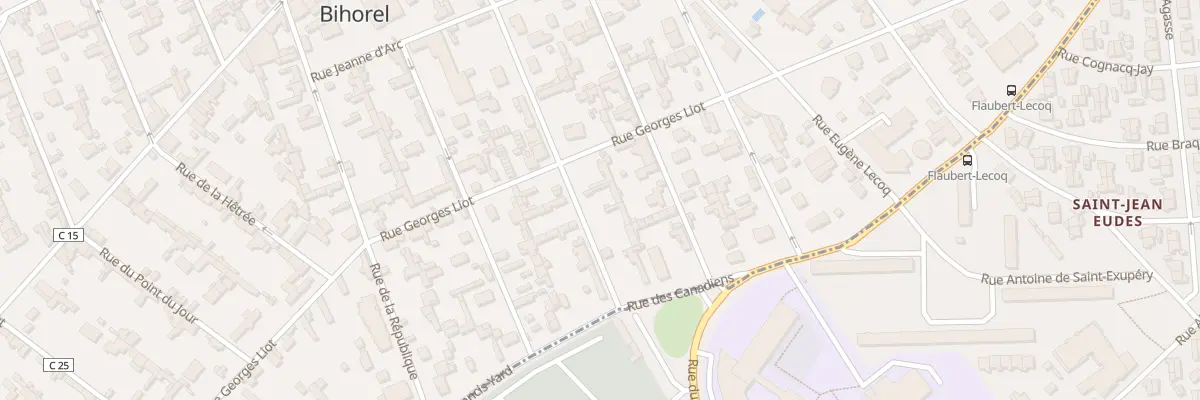 Plan du 21 Rue de Lestanville à Bihorel