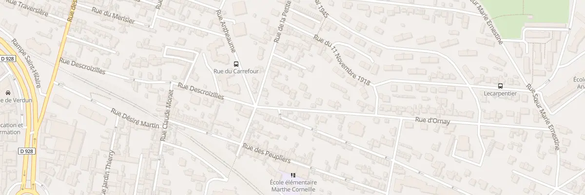 Plan du 64 Rue d’Ornay à Rouen