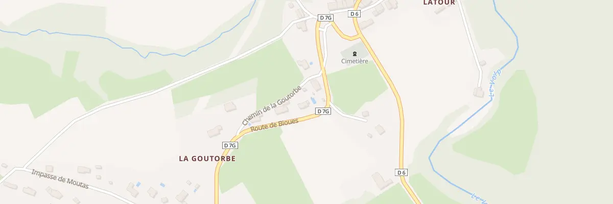 Plan du 5001F La Goutorbe au Plan