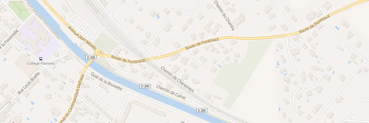 Plan du 238 Rte du Pontinaut à Castelsarrasin