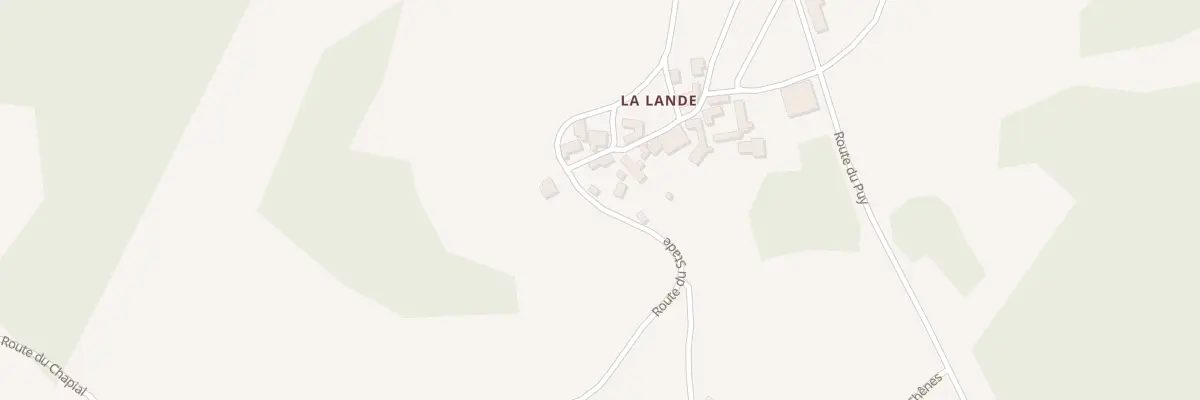 Plan du 217 La Lande à Auriac-du-Périgord