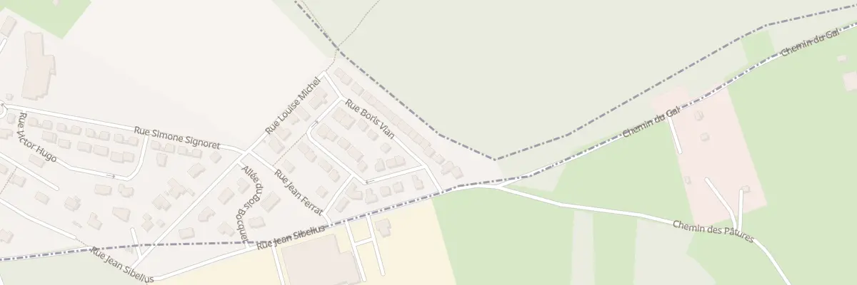 Plan du 28 Rue Boris Vian à Tourville-la-Rivière
