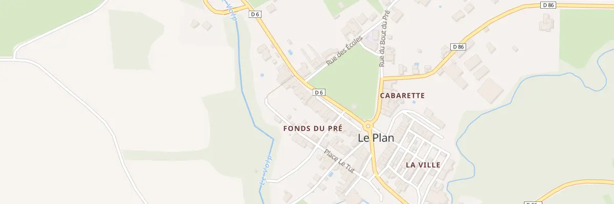 Plan du 17 Rue du Fond du Pre au Plan