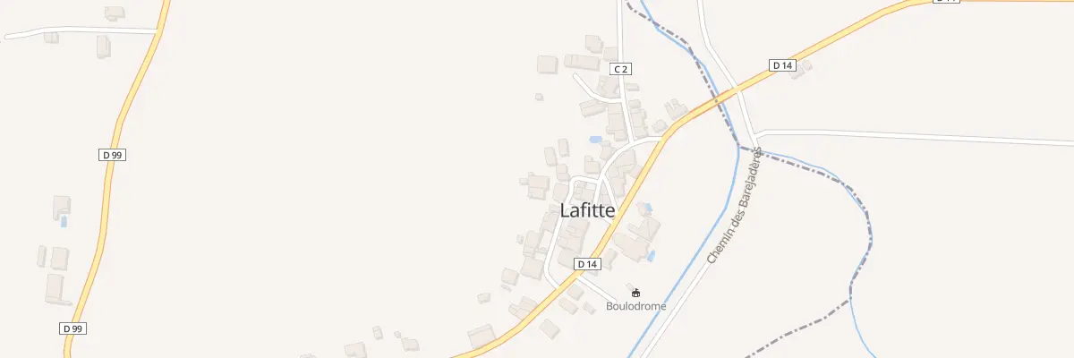 Plan du 1 Imp de la Pompe à Lafitte