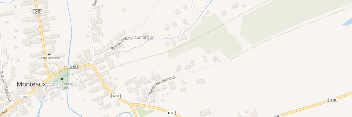 Plan du 17 Che des Jeunoux à Monteaux