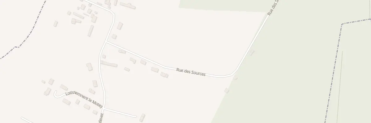 Plan du 1 Rue des Sources à La Vacherie