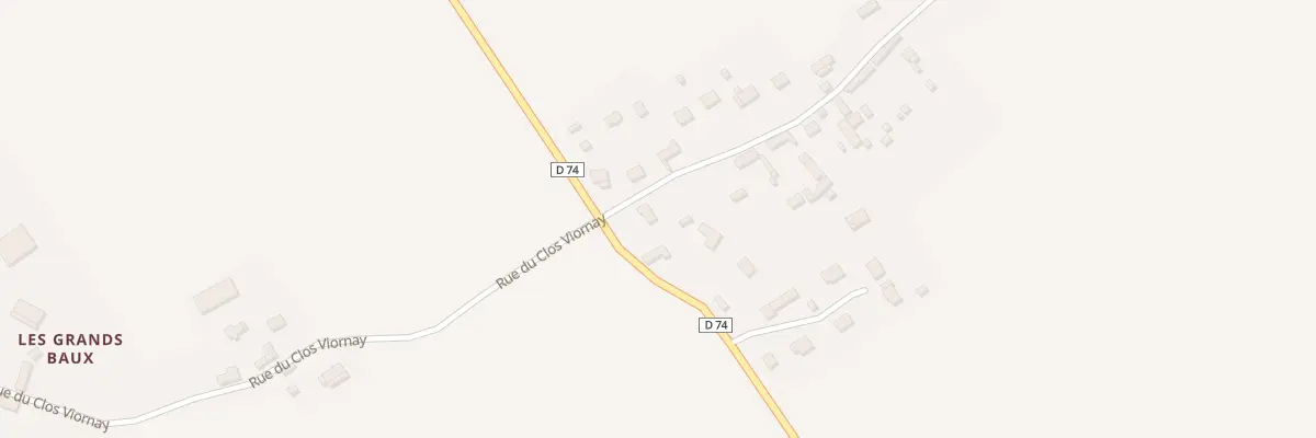 Plan du 130 Rue du Clos Viornay aux Baux-Sainte-Croix
