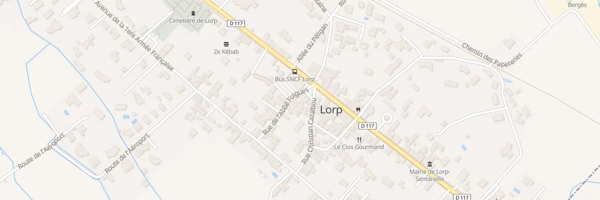 Plan du 162 Pl de l’Eglise à Lorp-Sentaraille