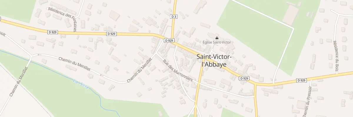 Plan du 8 Rue du Marché à Saint-Victor-l’Abbaye