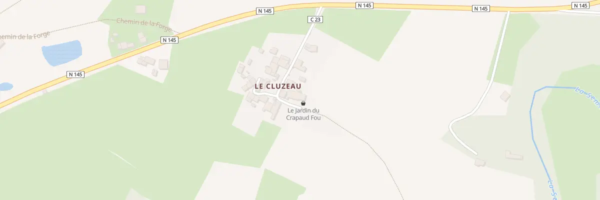 Plan du 9 Le Cluzeau à Droux