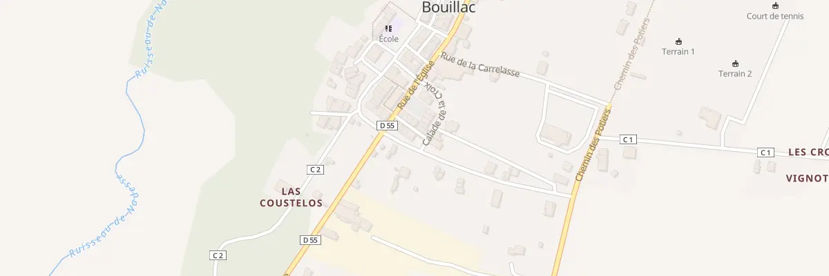Plan du 11 Rue de la Liberté à Bouillac