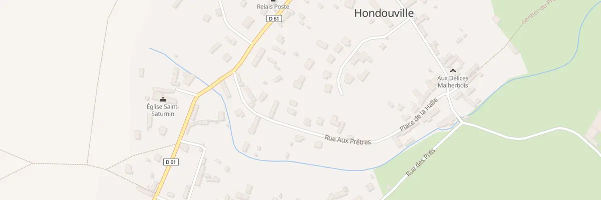 Plan du 7A Rue aux Prêtres à Hondouville