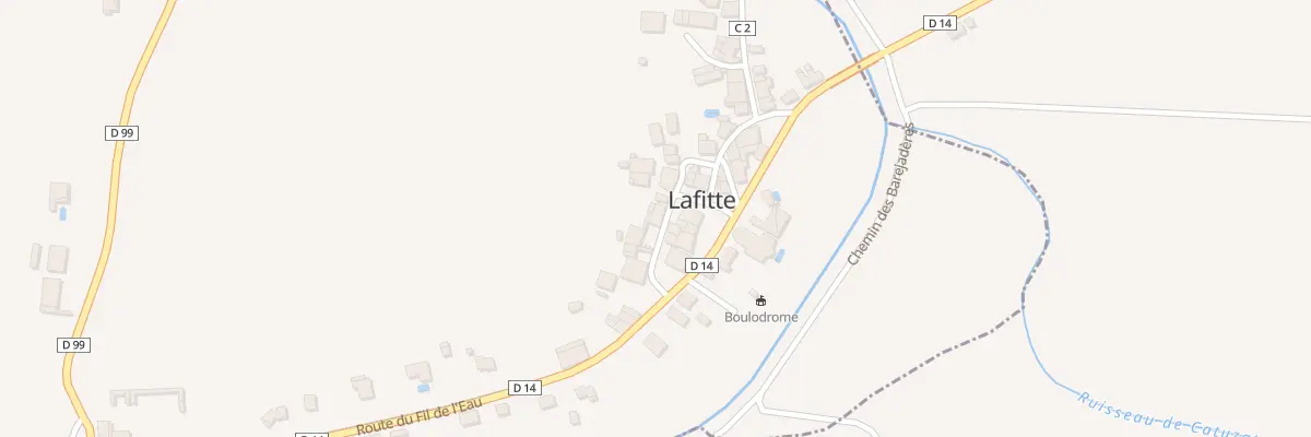 Plan du 4 Rue du Puits Perdu à Lafitte