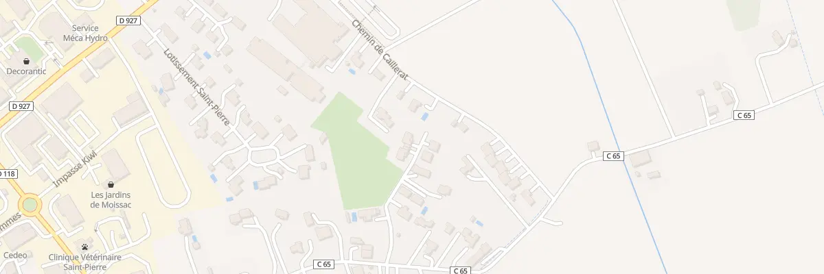 Plan du 345 Imp Charles Baudelaire à Moissac
