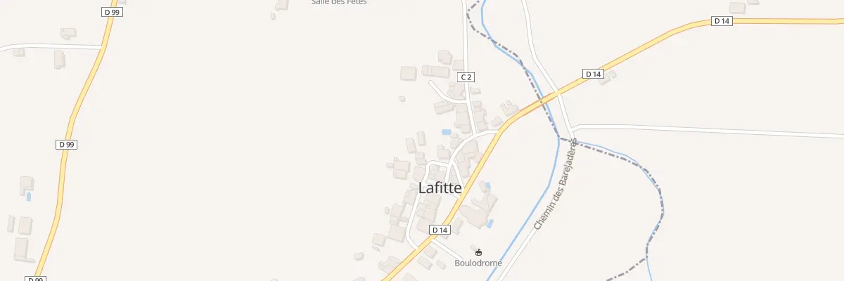 Plan du 3 Imp de la Pompe à Lafitte